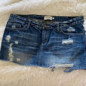 A&F denim skirt